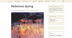 Desktop Screenshot of frostandfireband.com